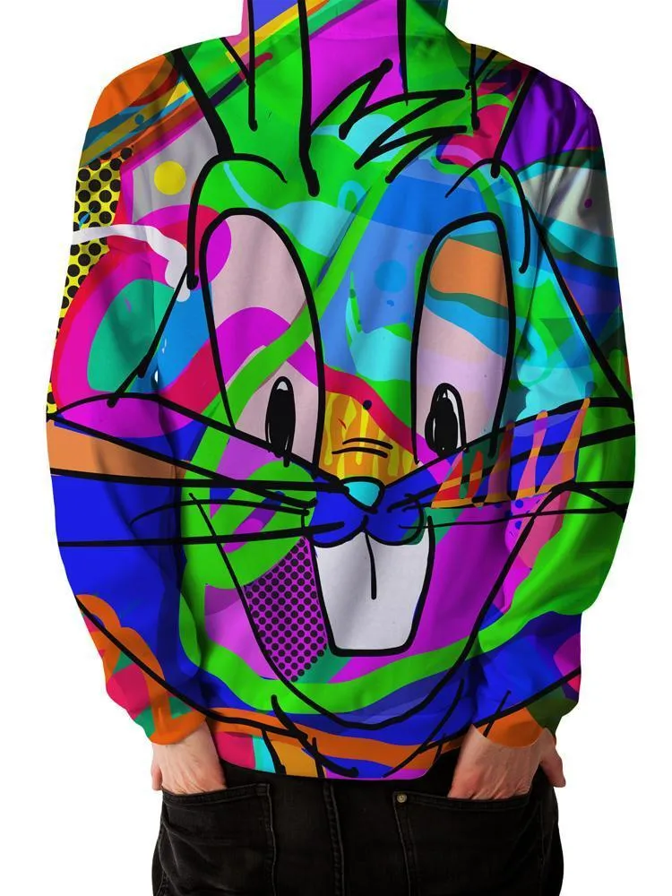 That's All Folks Unisex Zip-Up Hoodie sold by iEDM product image thumbnail 4