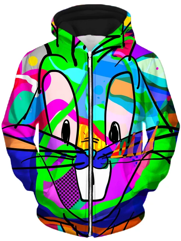 That's All Folks Unisex Zip-Up Hoodie made by iEDM