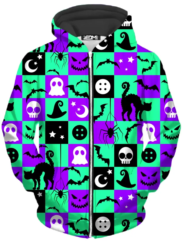 Halloween Hex Unisex Zip-Up Hoodie sold by iEDM