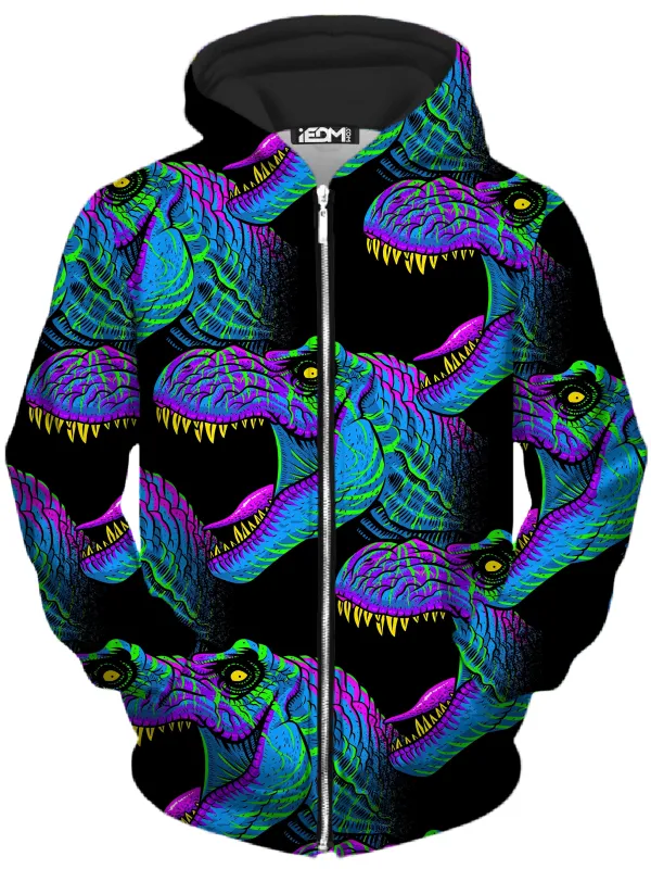 Jurassic Unisex Zip-Up Hoodie sold by iEDM