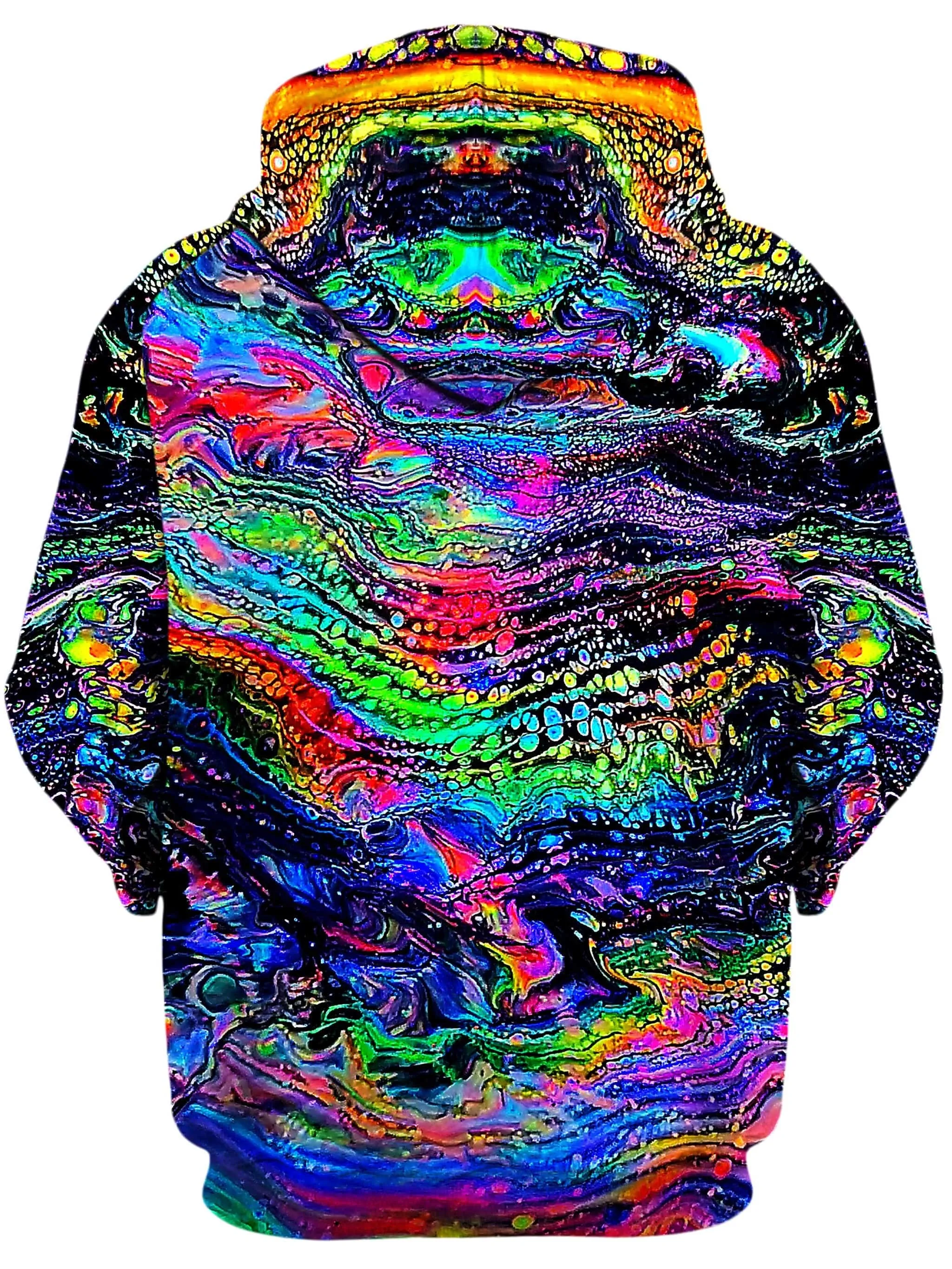 Galactic Drip Unisex Zip-Up Hoodie sold by iEDM product image thumbnail 2