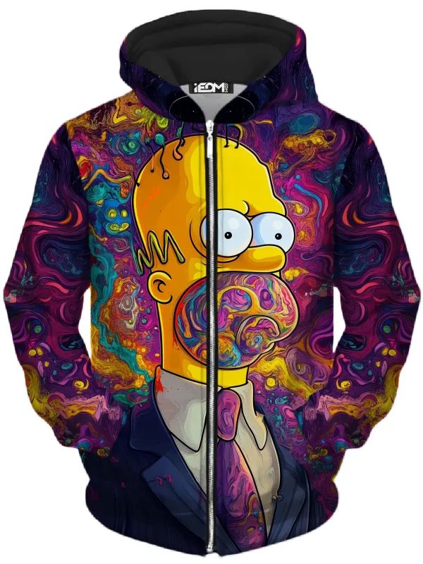 Trippin On The Job Unisex Zip-Up Hoodie sold by iEDM