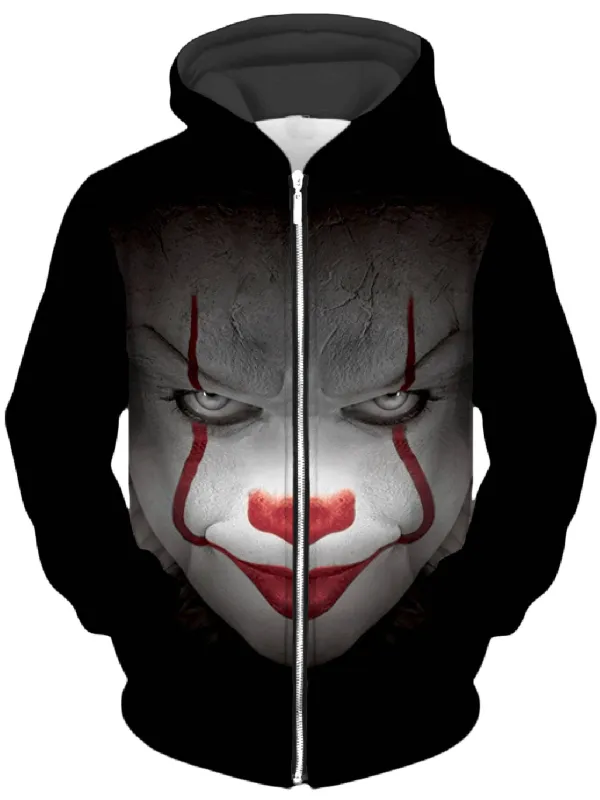 Pennywise Unisex Zip-Up Hoodie sold by iEDM