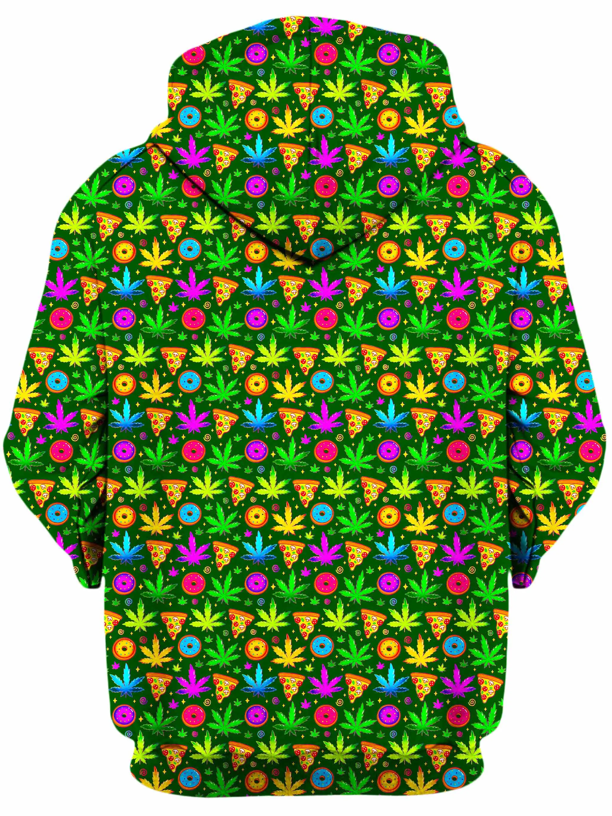 Ganja Motif Unisex Zip-Up Hoodie sold by iEDM product image thumbnail 2
