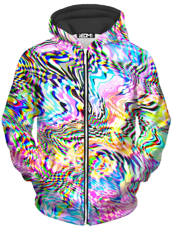 No Signal 2.0 Unisex Zip-Up Hoodie sold by iEDM