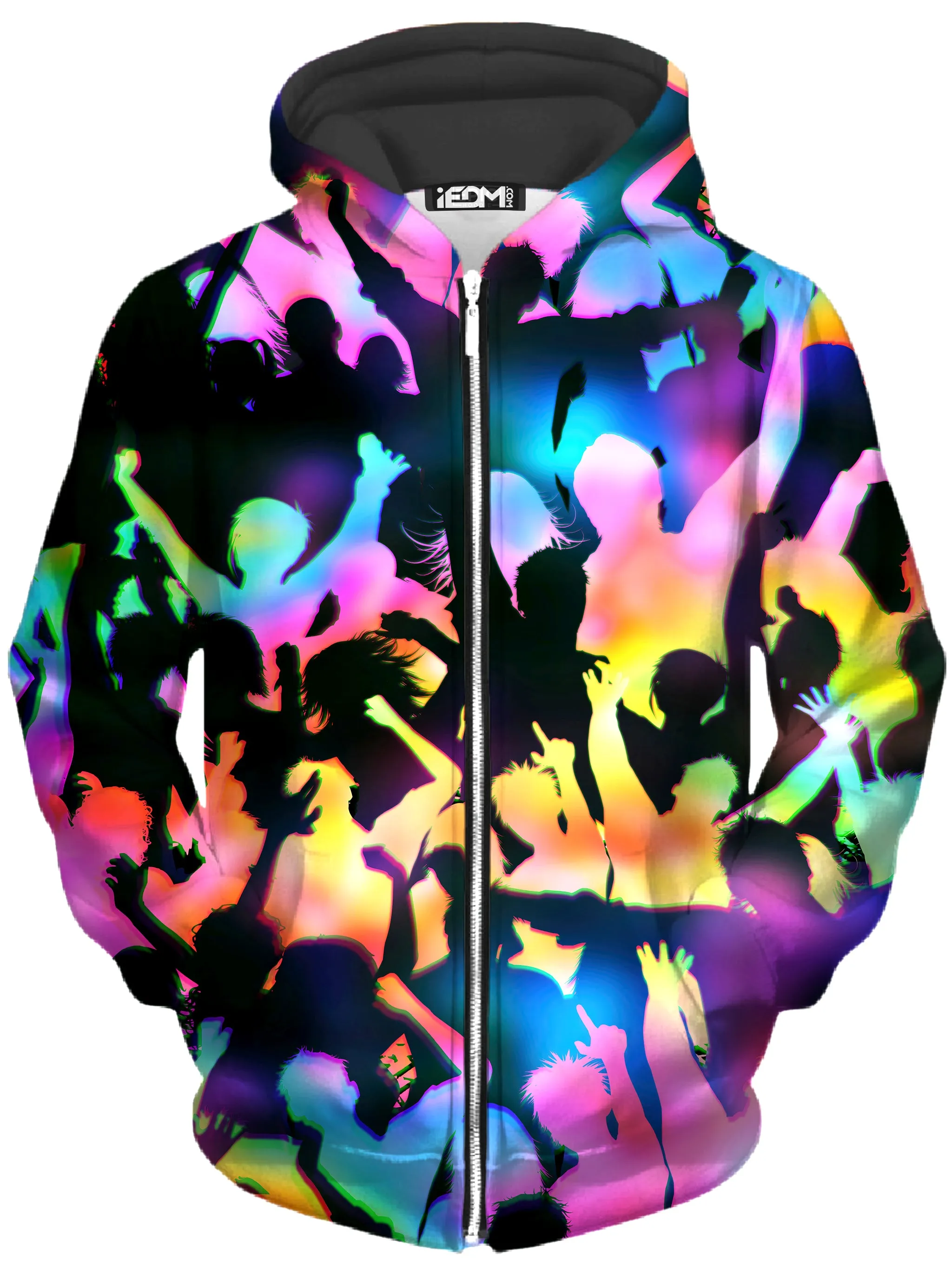 Good Vibes Unisex Zip-Up Hoodie sold by iEDM