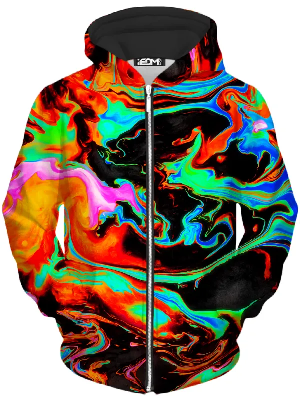 Fluidity Unisex Zip-Up Hoodie sold by iEDM