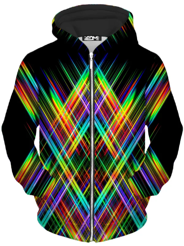 Ultra Light Beam Unisex Zip-Up Hoodie sold by iEDM