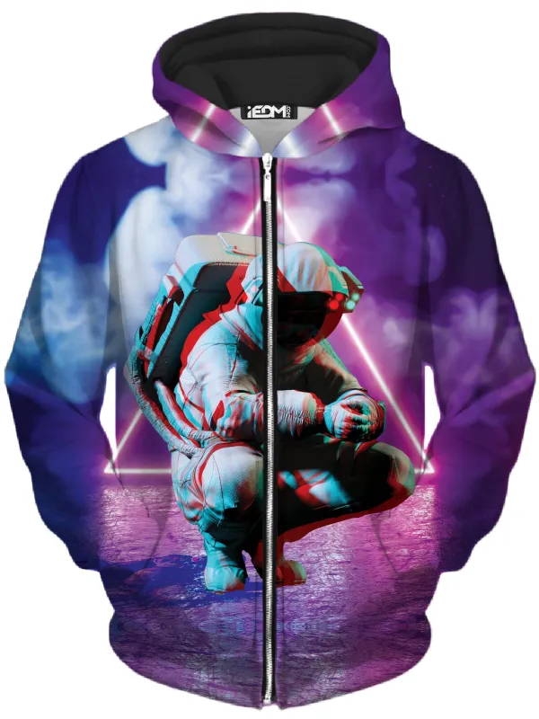 Space Boy Unisex Zip-Up Hoodie sold by iEDM
