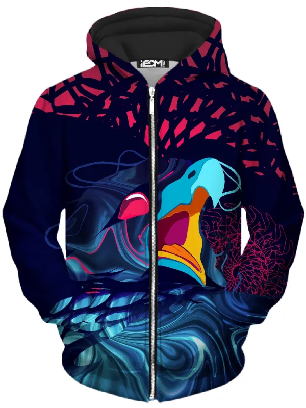 Spirit Hawk Unisex Zip-Up Hoodie sold by iEDM