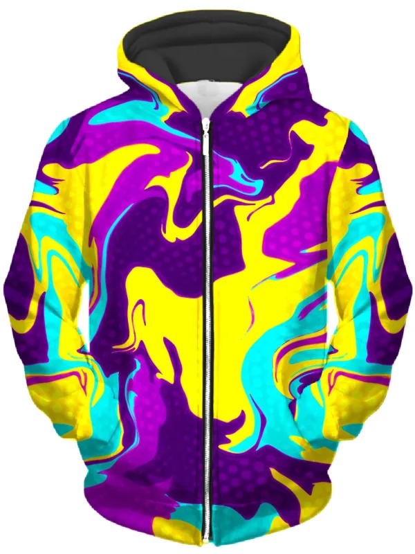 Psychic Bliss Unisex Zip-Up Hoodie sold by iEDM