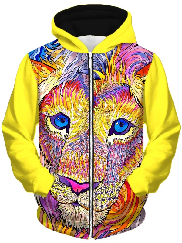 Kaleidoscopic King 1 Unisex Zip-Up Hoodie made by iEDM