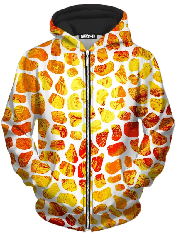 Giraffe Pattern Unisex Zip-Up Hoodie sold by iEDM