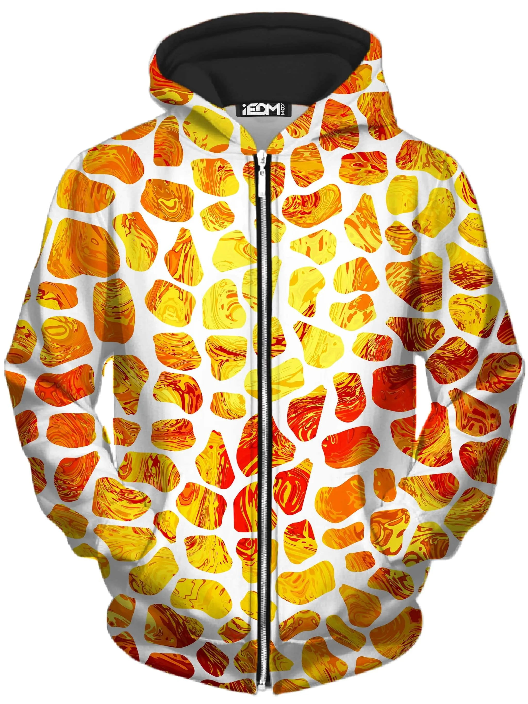 Giraffe Pattern Unisex Zip-Up Hoodie sold by iEDM