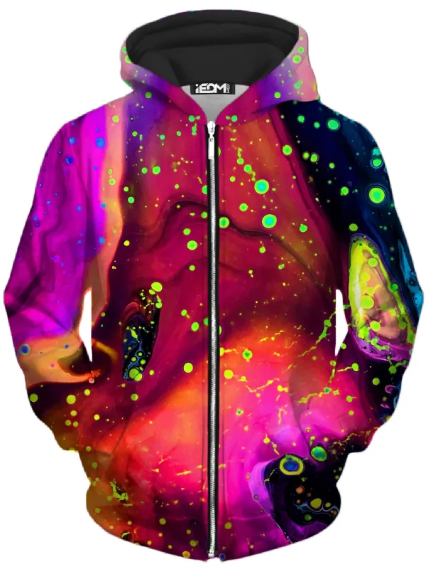 Cosmos Unisex Zip-Up Hoodie sold by iEDM