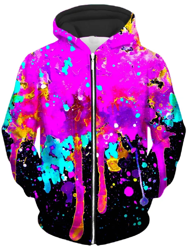Abstract 2 Unisex Zip-Up Hoodie sold by iEDM