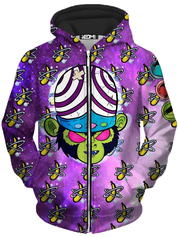 Banana Vision Unisex Zip-Up Hoodie sold by iEDM
