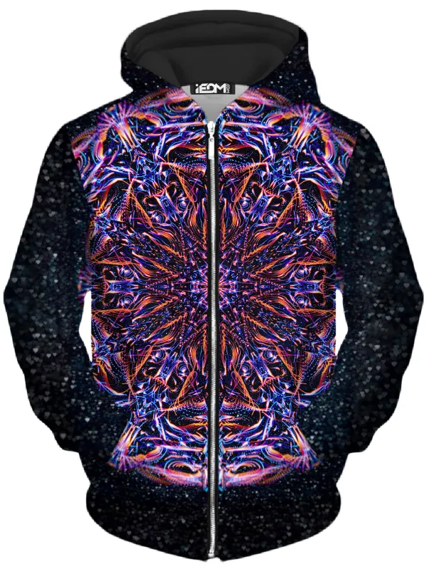 Stargate Prism Unisex Zip-Up Hoodie sold by iEDM