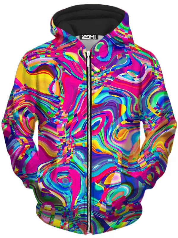 Psych Dip Unisex Zip-Up Hoodie sold by iEDM