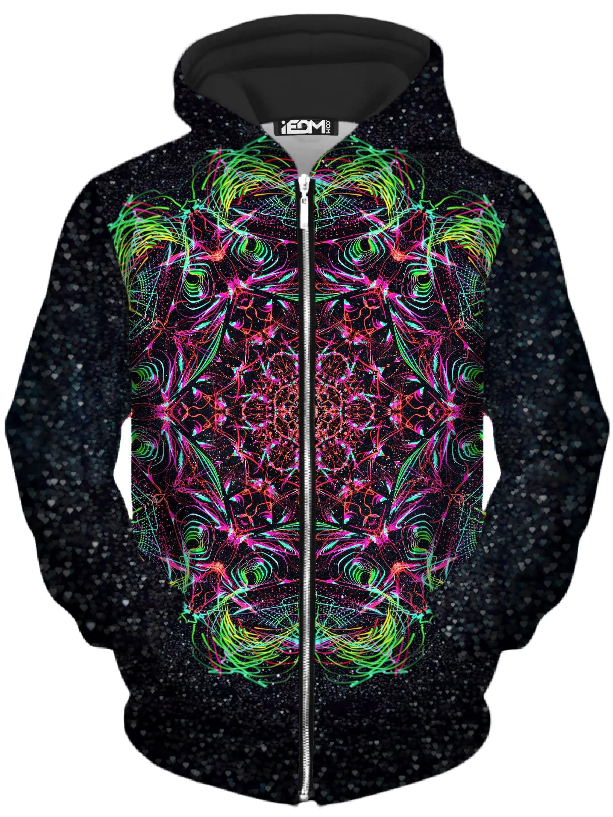 Galactic Portal Unisex Zip-Up Hoodie sold by iEDM