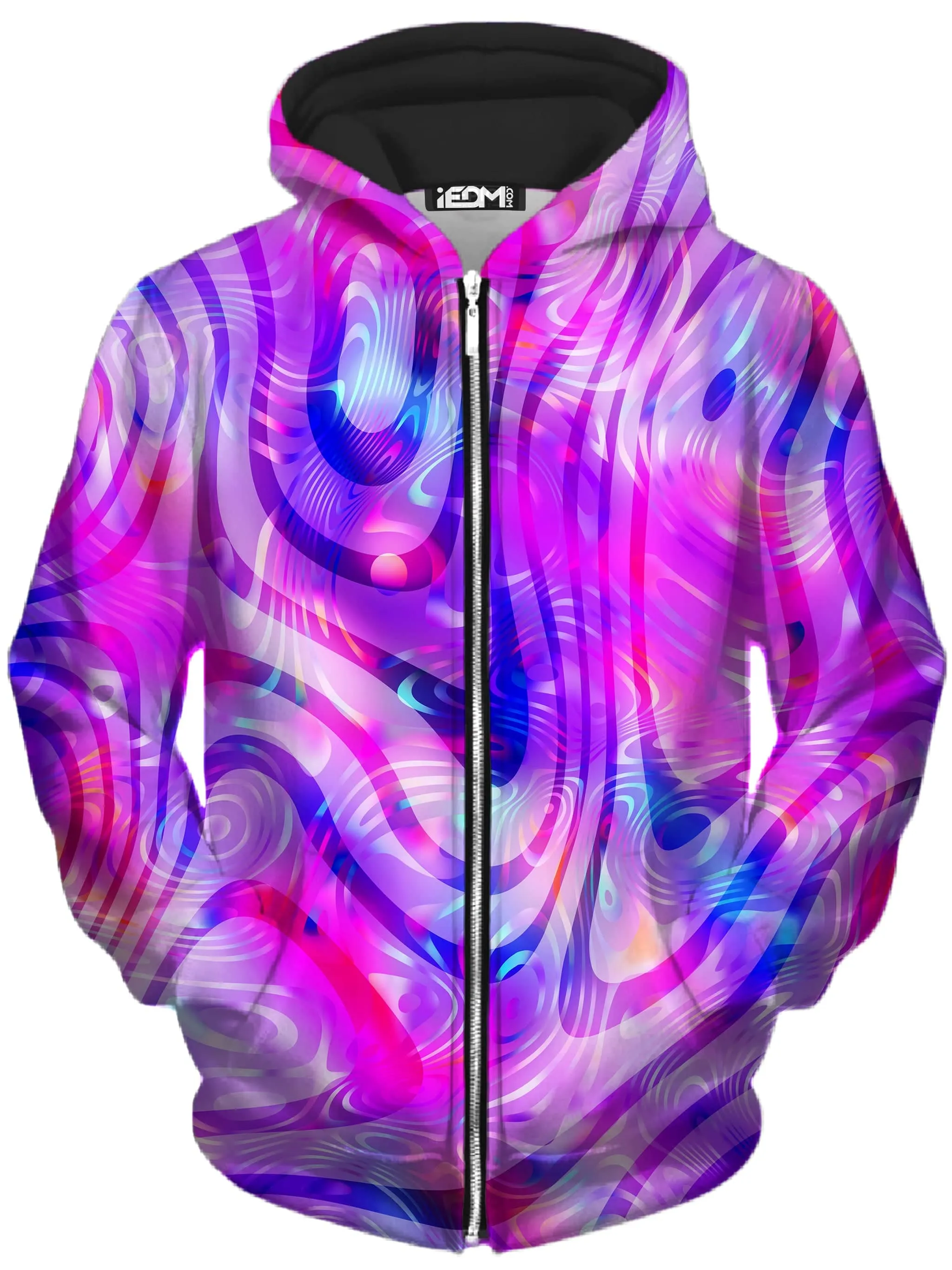 Dilated Unisex Zip-Up Hoodie sold by iEDM