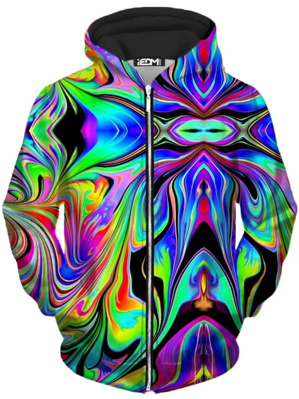 Macro Dose Unisex Zip-Up Hoodie sold by iEDM