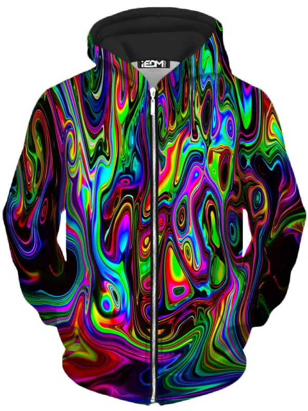 Acid Drop Unisex Zip-Up Hoodie sold by iEDM