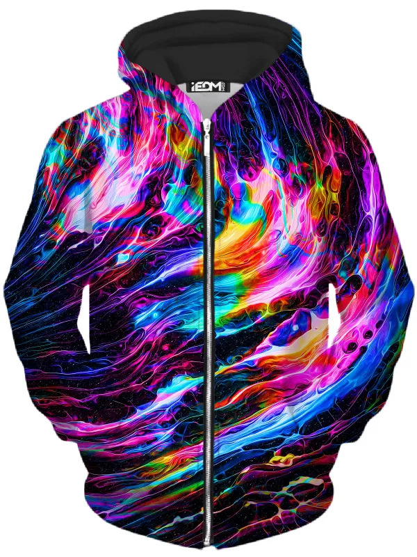 Hyperspace Unisex Zip-Up Hoodie sold by iEDM