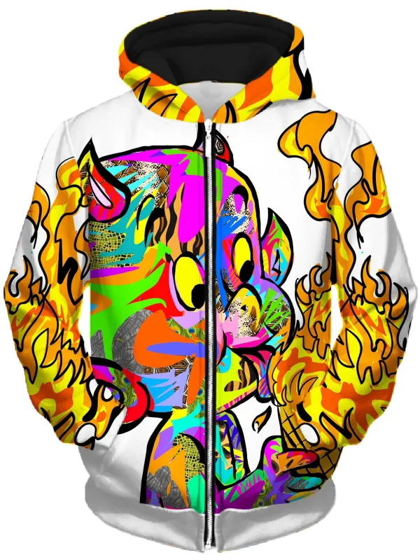 Devil Unisex Zip-Up Hoodie sold by iEDM