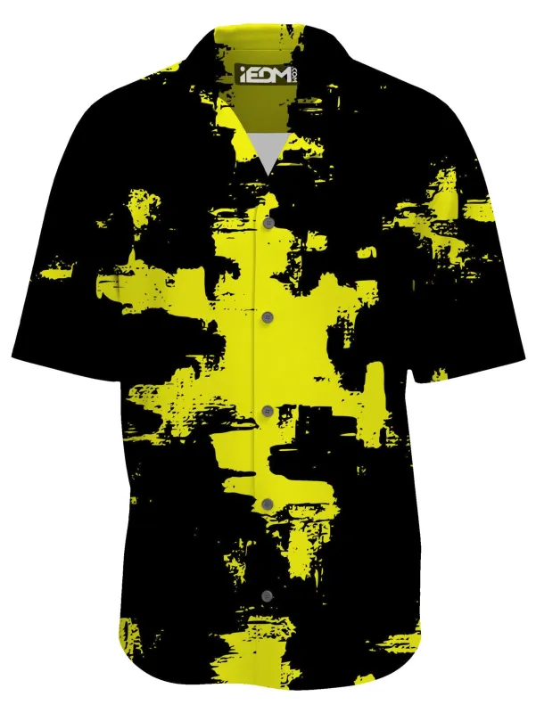 Black and Yellow Abstract Lounge Shirt (Clearance) sold by iEDM