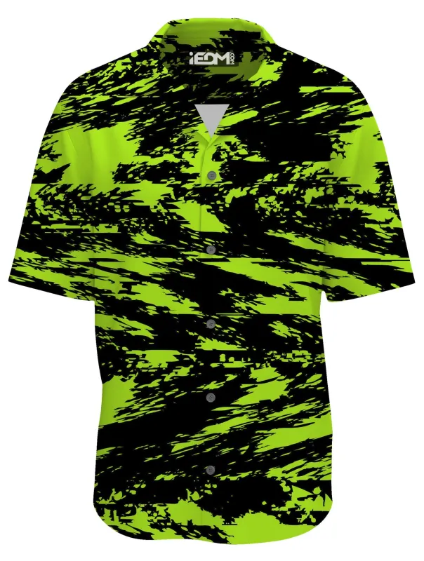 Black Lime Bolt Glitch Lounge Shirt sold by iEDM