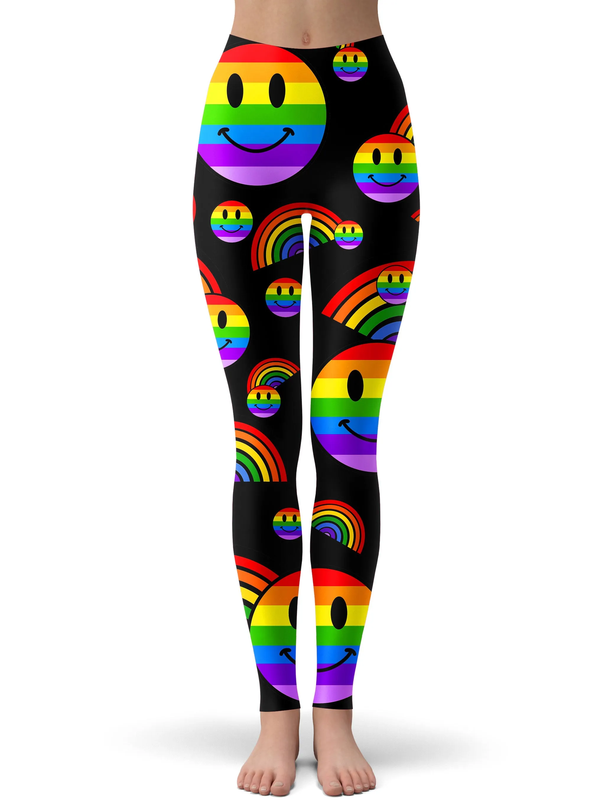 Rainbow Love Leggings sold by iEDM