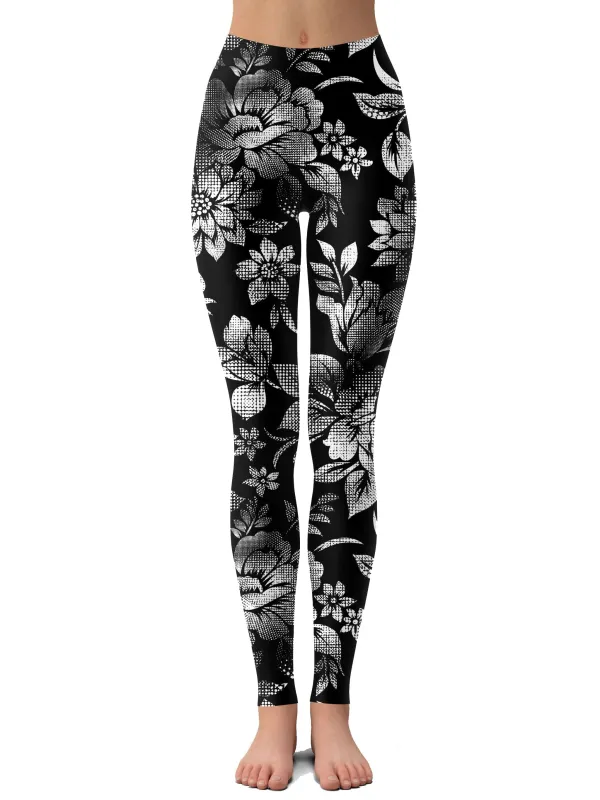 Nature's Candy B&W Leggings made by iEDM
