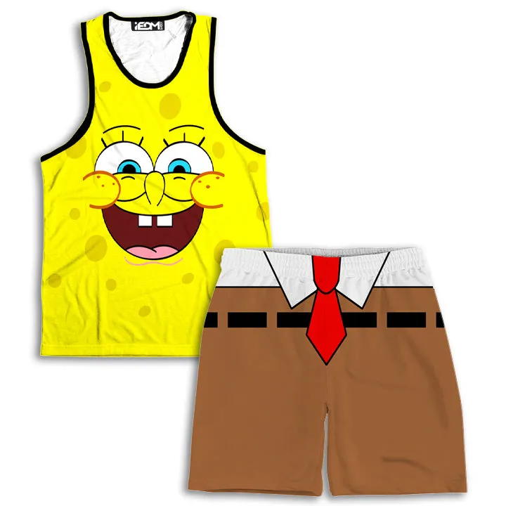Sponge Life Men's Tank and Shorts Combo sold by iEDM