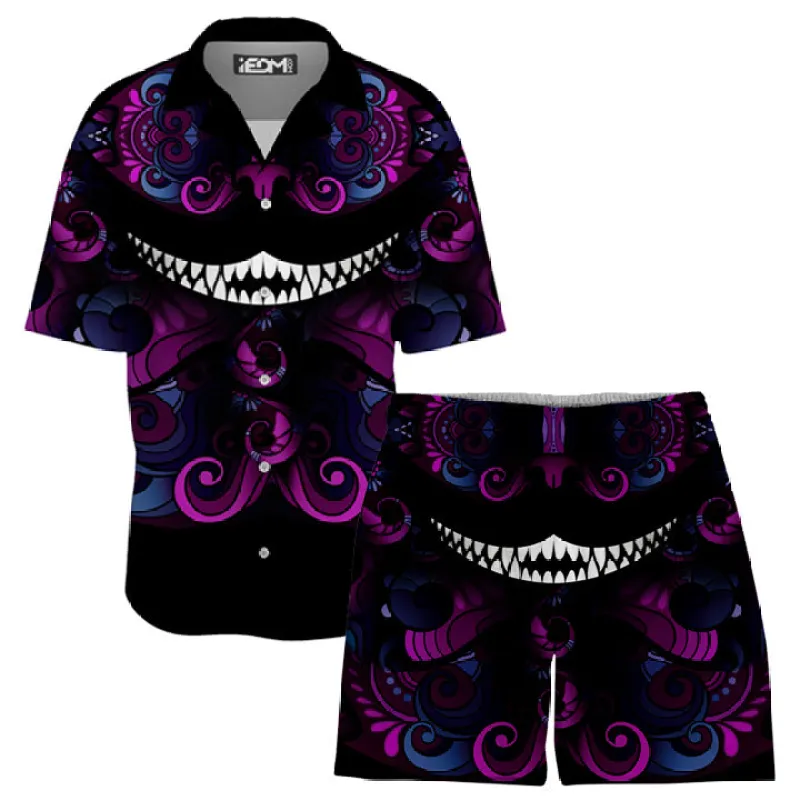 Down the Rabbit Hole Lounge Shirt and Shorts Combo sold by iEDM
