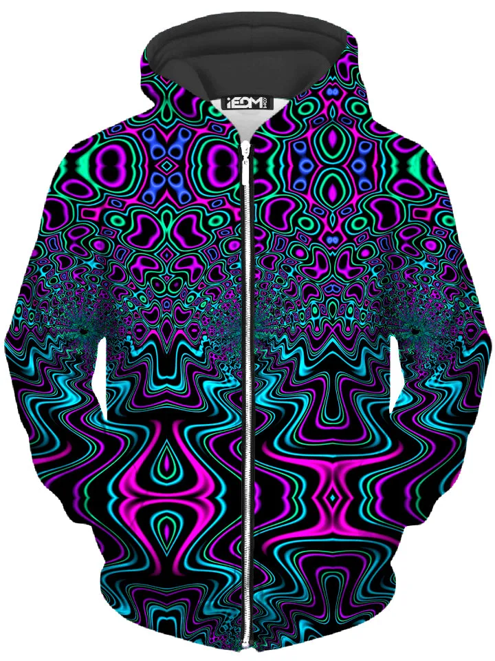 Fractal River Zip-Up Hoodie and Joggers Combo sold by iEDM product image thumbnail 2