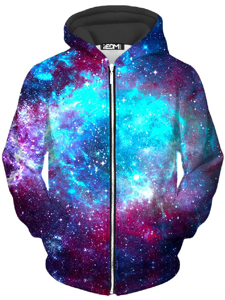 Blue Galaxy Zip-Up Hoodie and Joggers Combo sold by iEDM product image thumbnail 2