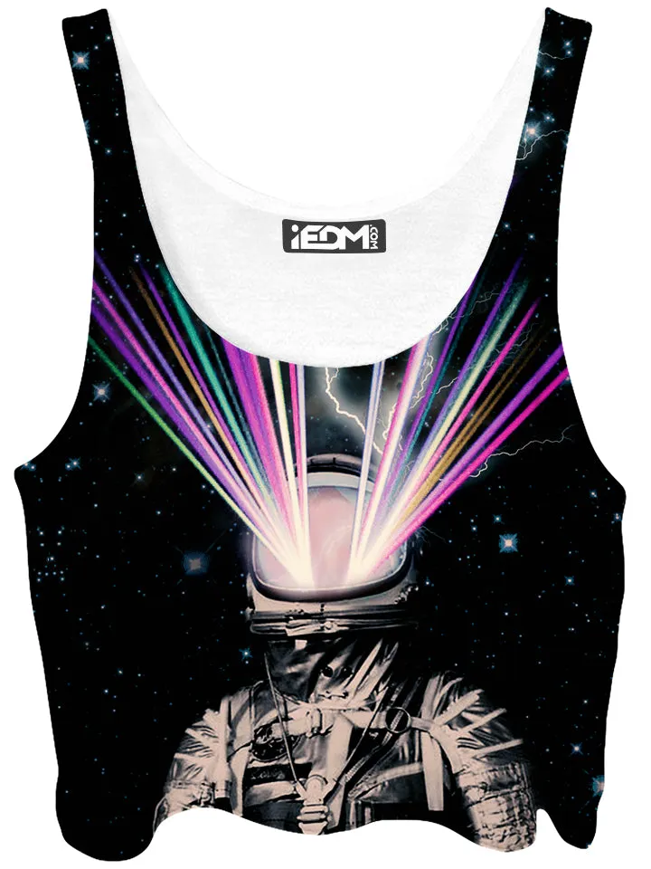 80's Astronaut Crop Top sold by iEDM