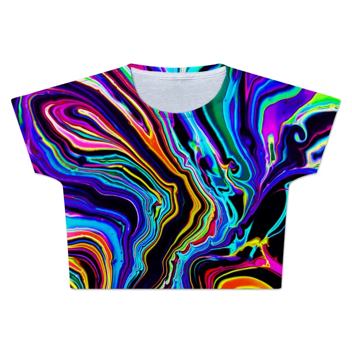 Neon Rift Crop Tee sold by iEDM