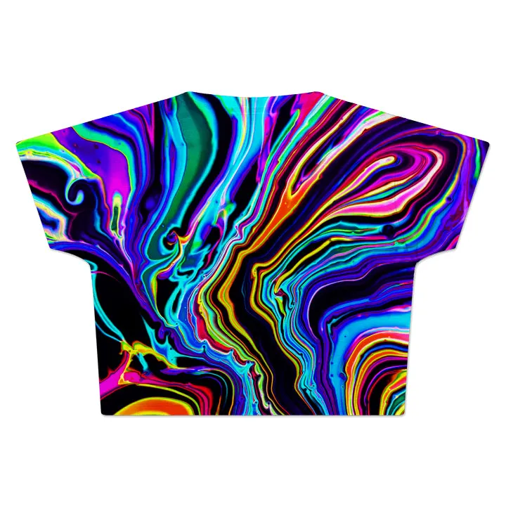Neon Rift Crop Tee sold by iEDM product image thumbnail 2