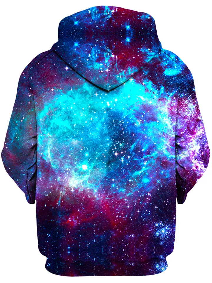 Blue Galaxy Unisex Zip-Up Hoodie sold by iEDM product image thumbnail 2