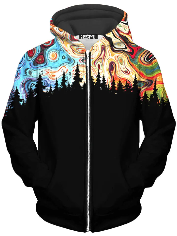 Night Sky Unisex Zip-Up Hoodie sold by iEDM