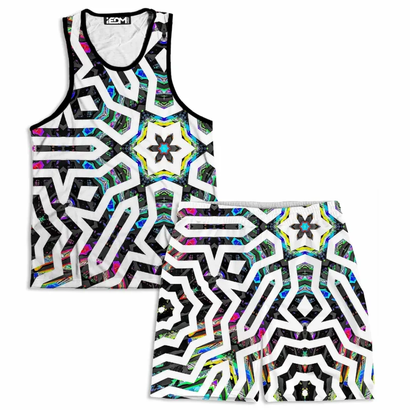 Iridized II Men's Tank and Shorts Combo sold by iEDM