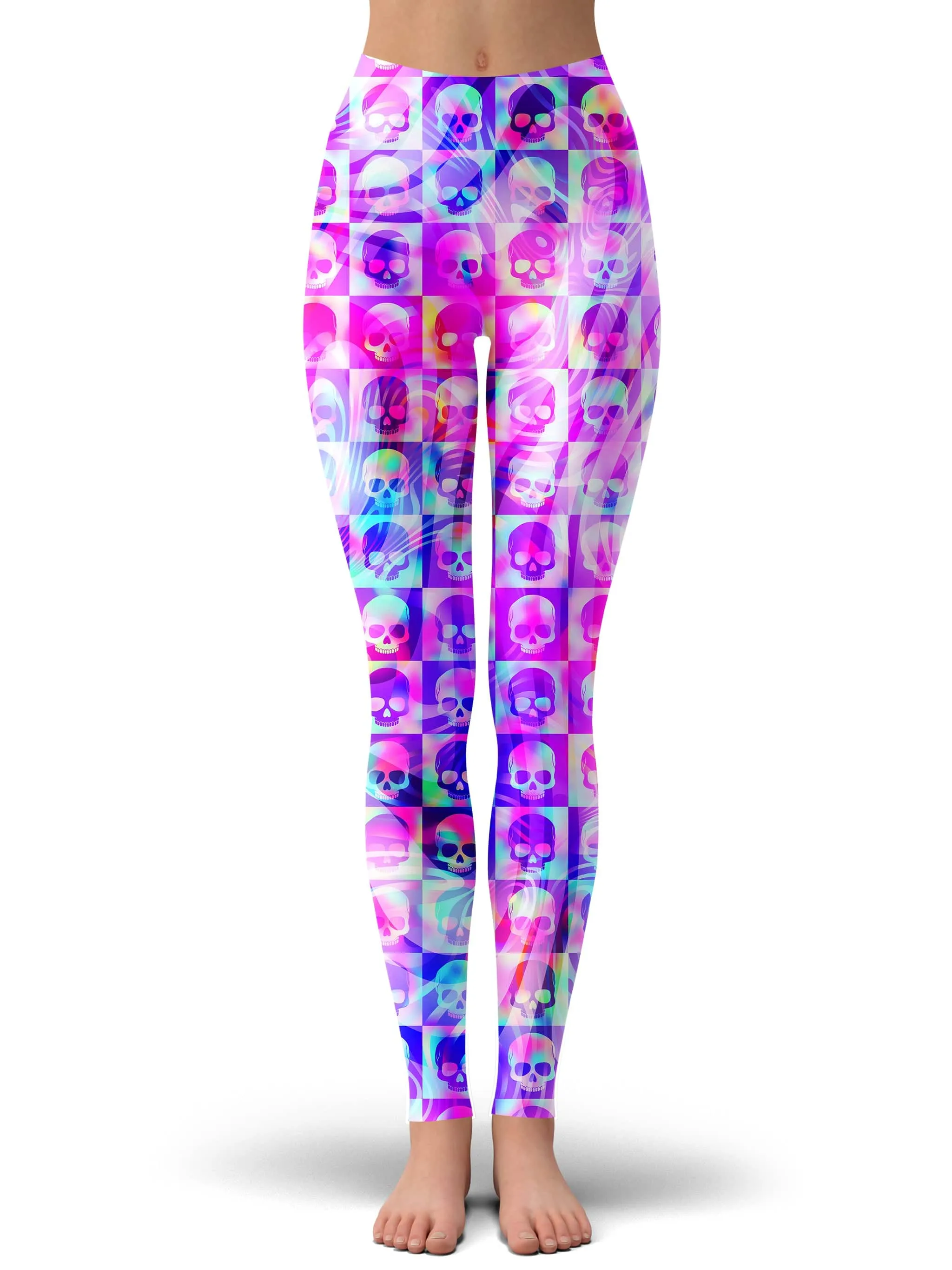 Skull Fam Pink Leggings sold by iEDM
