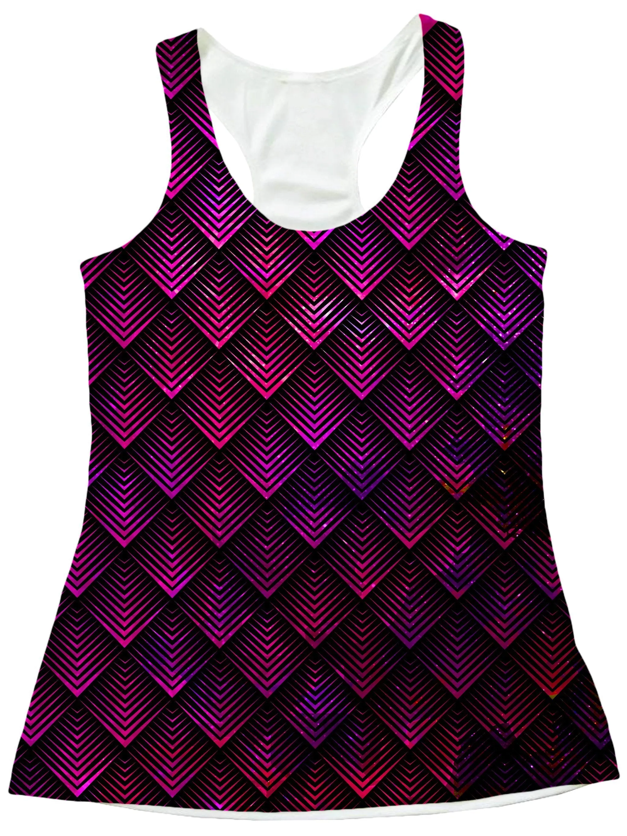 Galactic Dragon Scale Pink Women's Tank sold by iEDM product image thumbnail 3