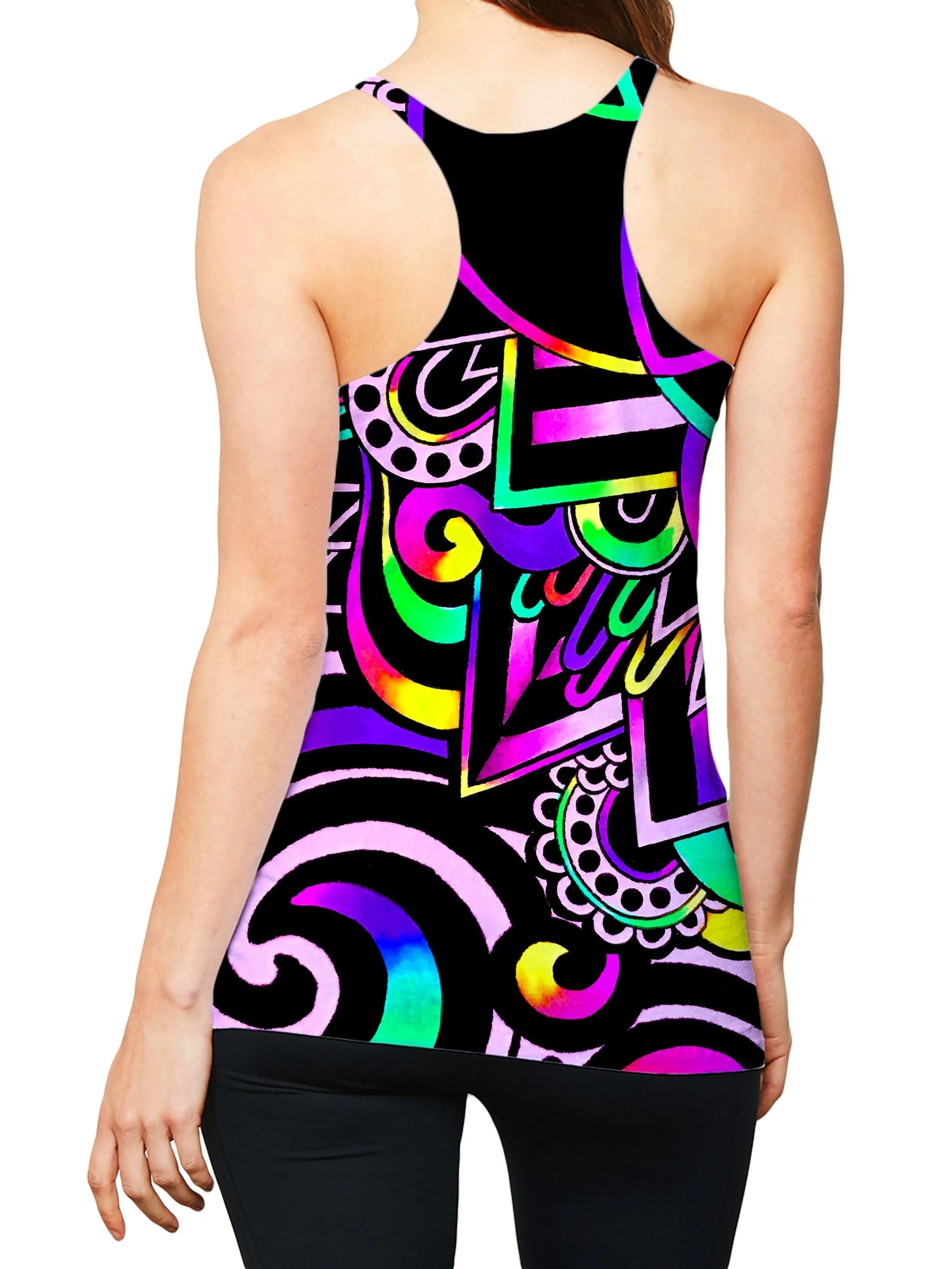 White Doodle Magic Women's Tank sold by iEDM product image thumbnail 2