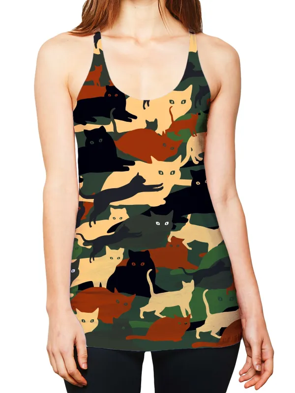 Cat O'Flage Women's Tank Top made by iEDM