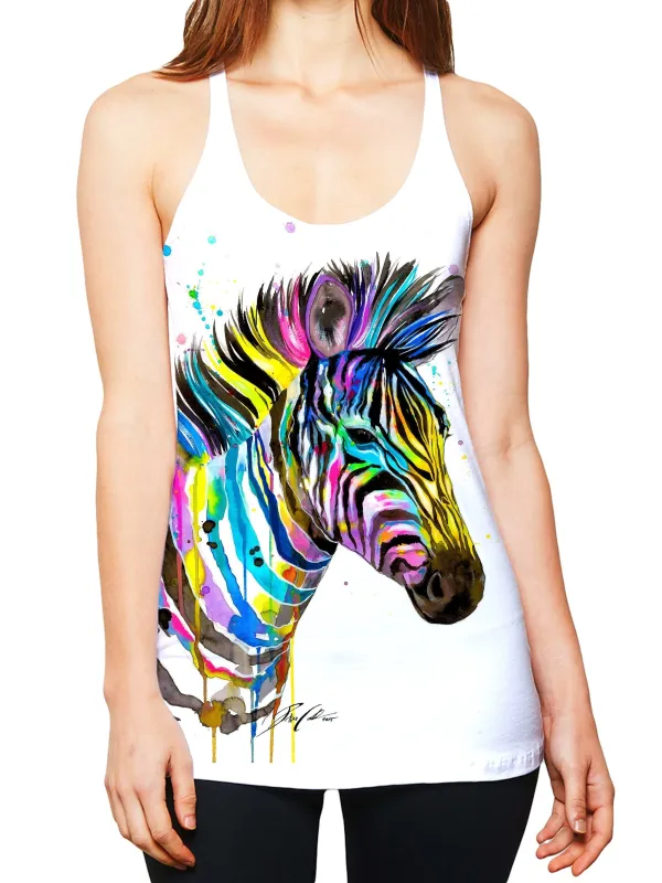 Zebra Bunt Women's Tank made by iEDM