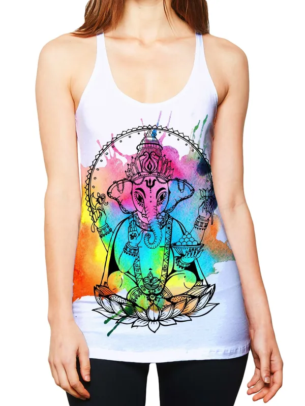 Splash On Ganesh Women's Tank Top made by iEDM