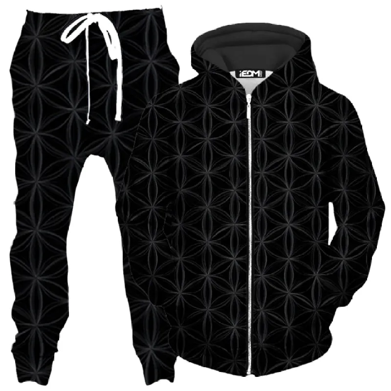 Ethereal Zip-Up Hoodie and Joggers Combo made by iEDM